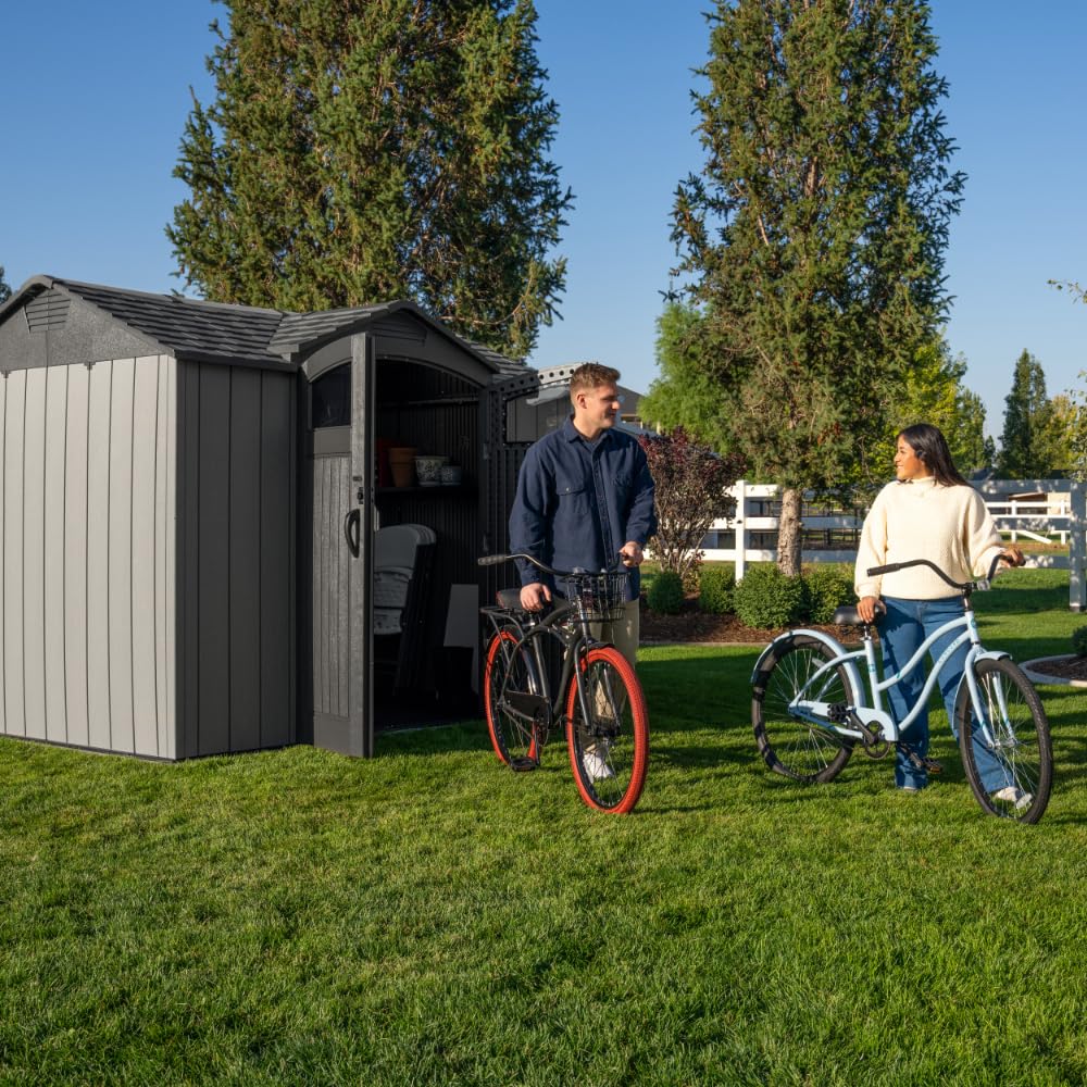 Lifetime 9.5 Ft x 7 Ft Side Entry Outdoor Storage Shed : Amazon.ca